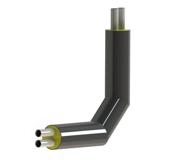 Cot Preizolat dublu Vertical